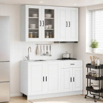K&ouml;&ouml;k &uuml;ksus porto 4 pcs valge tehispuit