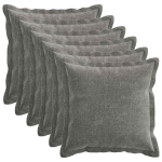 Diivanipadi 6 pcs houten tumehall 40 x 40 cm &scaron;en&uuml;&uuml;lfabric