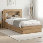 Voodiraam ladustamisega artisan tamm 80 x 200 cm tehispuit