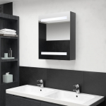 Led vannitoa peegelkapp, s&auml;ravhall, 50 x 14 x 60 cm