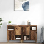 Kappide k&uuml;lgedel 2 pcs vana puit 60 x 35 x 70 cm tehispuit