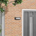 V&auml;line seinalamp must 32 x 10 x 10 cm roostevaba teras