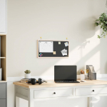 Kriiditahvel t&auml;ispuidust raamiga, must, 60 x 30 cm