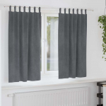 Pimendavad kardinad 2 pcs helehall 140 x 175 cm samet