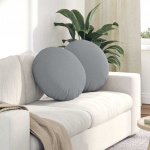 Istumispatjad 2 pcs helehall &oslash;50 x 19 cm kangas