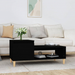Kohvilaud, must, 100 x 50 x 45 cm, tehispuit