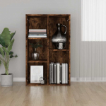 Raamatukapp/puhvetkapp, suitsutamm, 50 x 25 x 80 cm, tehispuit