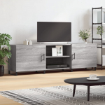 Telerikapp, hall sonoma tamm, 150 x 30 x 50 cm, tehispuit