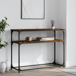 Konsoollaud, suitsutatud tamm, 100x35,5x75 cm, tehispuit
