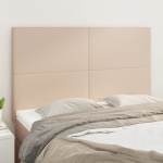 Peatsiplaat, cappuccino, 144 x 5 x 118/128 cm, kunstnahk