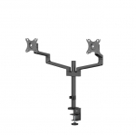MONITOR ACC DESK MOUNT 17-27''/DUAL DS60-425BL2 NEOMOUNTS - 8717371449841