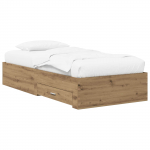 Voodiraam ladustamisega artisan tamm 80 x 200 cm tehispuit