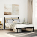 Metallist voodiraam ilma madratsita sonoma tamm 120x200 cm