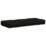 Palleti istepadja vianen 100% pol&uuml;ester must 120 x 40 x 12 cm