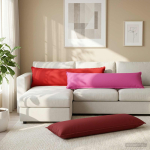 Padi padjaga houten veinpunane 40 x 145 cm pol&uuml;ester