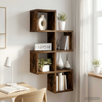 Seinariiul seinale kinnitav suitsutatud tamm 39 x 15 x 76 cm
