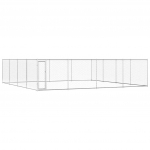 Koeraaedik, tsingitud teras, 760 x 760 x 185 cm