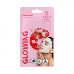 STAY WELL Klassikaline lehtmask - STRAWBERRY Glowing