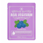 Fortheskin Super Food Real Vegifarm Double Shot Mask Blueberry 23 ml