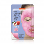 PUREDERM Deep Purifying Black O2 Bubble Mask PEACH n&auml;omask