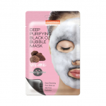 PUREDERM Deep Purifying Black O2 Bubble Mask Vulkaaniline n&auml;omask