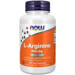 Now Foods L-arginiin 500 mg - 100 kapslit
