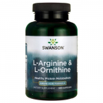 SWANSON L-arginiin ja L-ornitiin (100 kapslit)