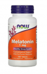NOW Foods Melatoniin, 1mg - 100 tabletti