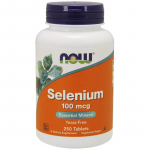 NOW FOODS Seleen - seleen 100 mcg (250 tabletti).