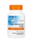 DOCTOR'S BEST koens&uuml;&uuml;m Q10 200 mg ja piperiin BioPerine - taimetoitlastele (60 kapslit).