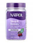 Natrol Sleep & Restore melatoniinivaba, kirss - 60 kummikommi