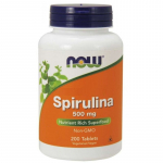 NOW FOODS ECO Spirulina 500 mg (200 tabletti).