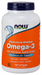 NOW Foods Omega-3 enterokattega - 180 kapslit
