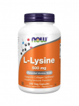 NOW FOODS L-l&uuml;siin 500 mg (250 kapslit)