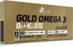 Olimp Nutrition Gold Omega 3 D3 + K2 Sport Edition - 60 kapslit