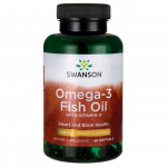 SWANSON Omega-3 ja D3-vitamiin (60 kapslit)
