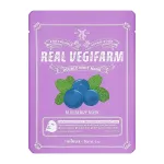 Fortheskin Super Food Real Vegifarm Double Shot Mask Blueberry 23 ml