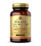 SOLGAR folaat 1333 mcg DFE (800 mcg foolhapet) (250 tabletti).