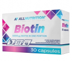 Allnutrition biotiin, 5000mcg - 30 kapslit