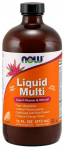 NOW Foods vedel multivitamiinijook, troopiline apelsin (rauavaba) - 473 ml.