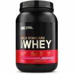 Optimum Nutrition Gold Standard 100% vadakuproteiin, valge &scaron;okolaad vaarikatega - 900 g