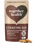 "TOGETHER Coenzyme Q10" - kookos&otilde;li + koens&uuml;&uuml;m Q10 + piperiin (30 kapslit).