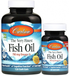 Carlson Labs K&otilde;ige parem kala&otilde;li - 700 mg oomega-3 rasvhappeid, naturaalne apelsin - 120 + 30 kapslit