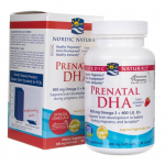 Nordic Naturals Prenatal DHA, maasika maitsega - 90 pehmet geeli