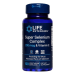 Life Extension Super Selenium Complex ja E-vitamiin - 100 kapslit