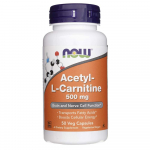 Now Foods atset&uuml;&uuml;l-L-karnitiin 500 mg - 50 taimekapslit