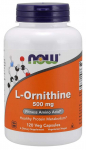 NOW FOODS L-ornitiin 500 mg (120 kapslit)