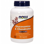 NOW FOODS Gl&uuml;koosamiin, kondroitiin ja mikrotoitained (120 kapslit)