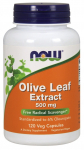 NOW Foods oliivilehe ekstrakt, 500 mg - 120 kapslit