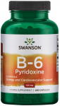 Swansoni vitamiin B6 100 mg - 250 kapslit